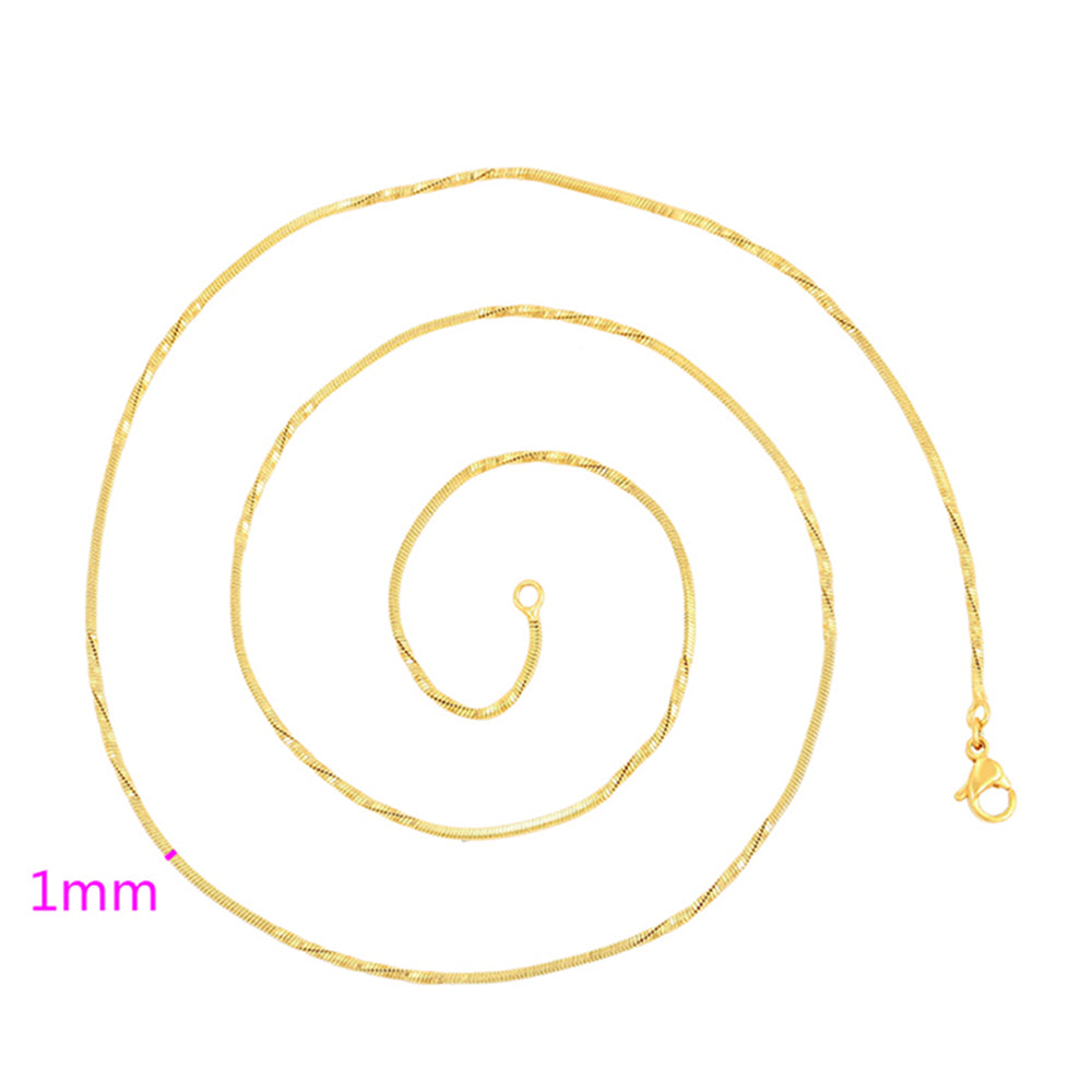 Lanț din Aliaj Placat cu Aur ( Colier )