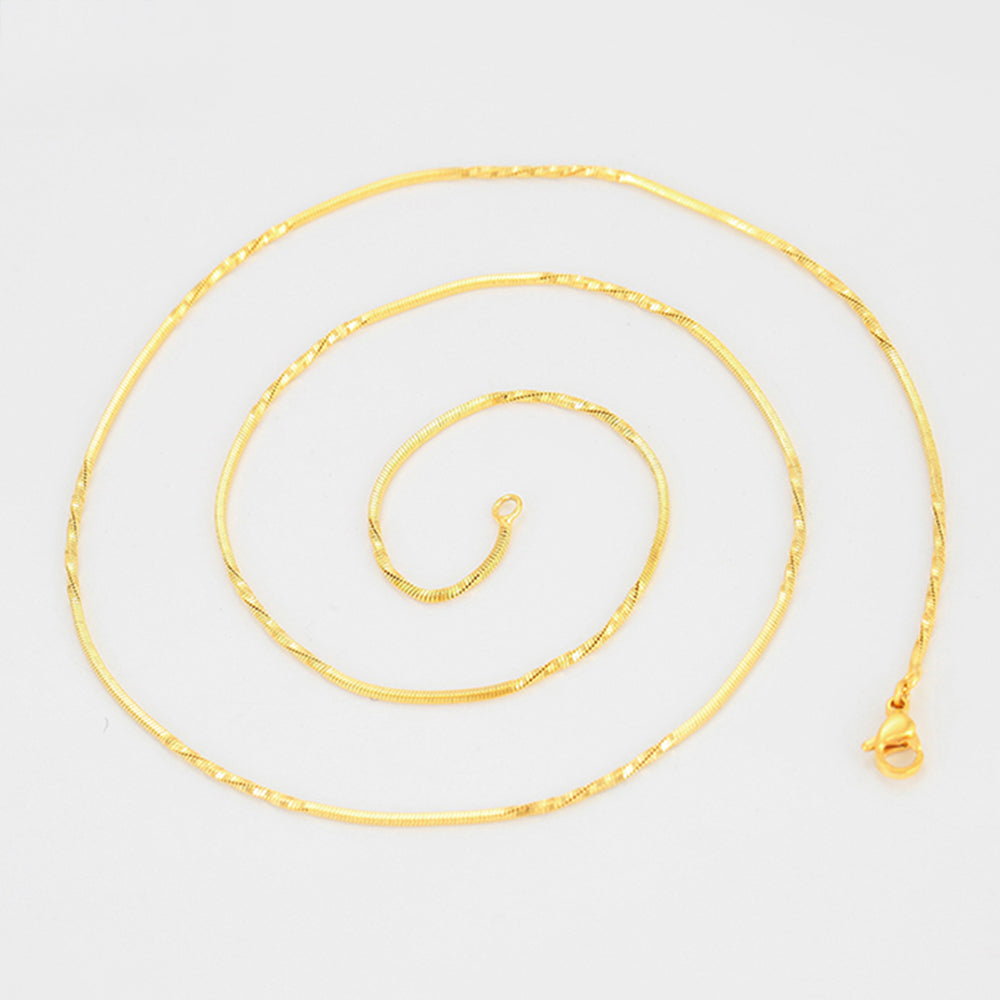 Lanț din Aliaj Placat cu Aur ( Colier ) 4 