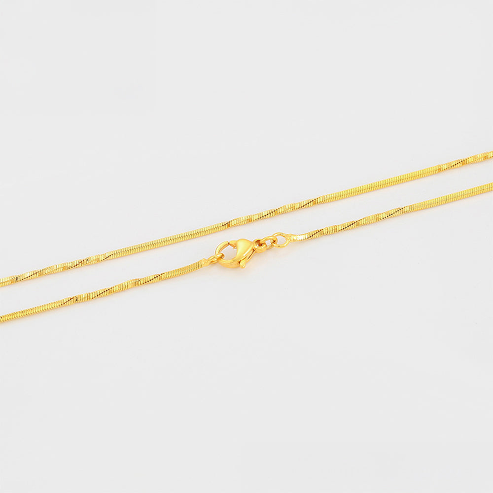 Lanț din Aliaj Placat cu Aur ( Colier ) 6 