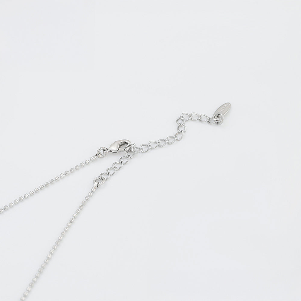 Colier din Aliaj Placat cu Aur cu Cristal Roz Emporia® 7 