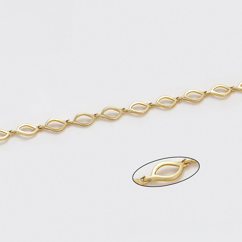 Brățară din Aliaj Placat cu Aur 7 