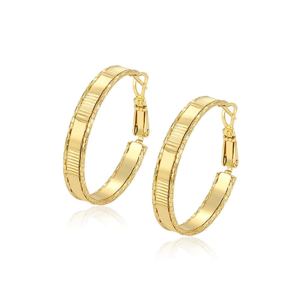 Cercei din Aliaj Placat cu Aur