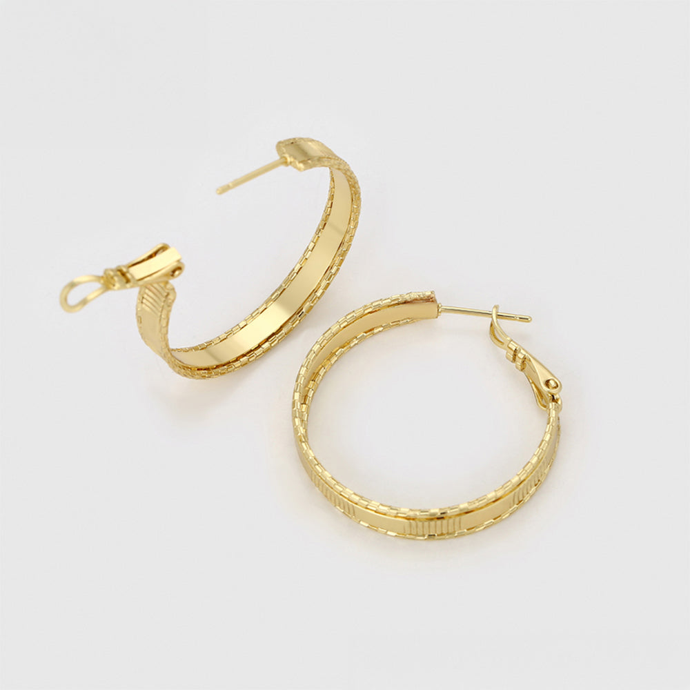 Cercei din Aliaj Placat cu Aur 5 