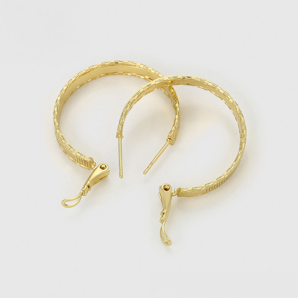 Cercei din Aliaj Placat cu Aur