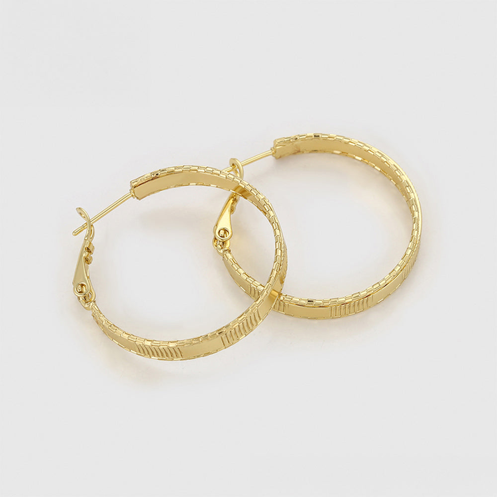 Cercei din Aliaj Placat cu Aur