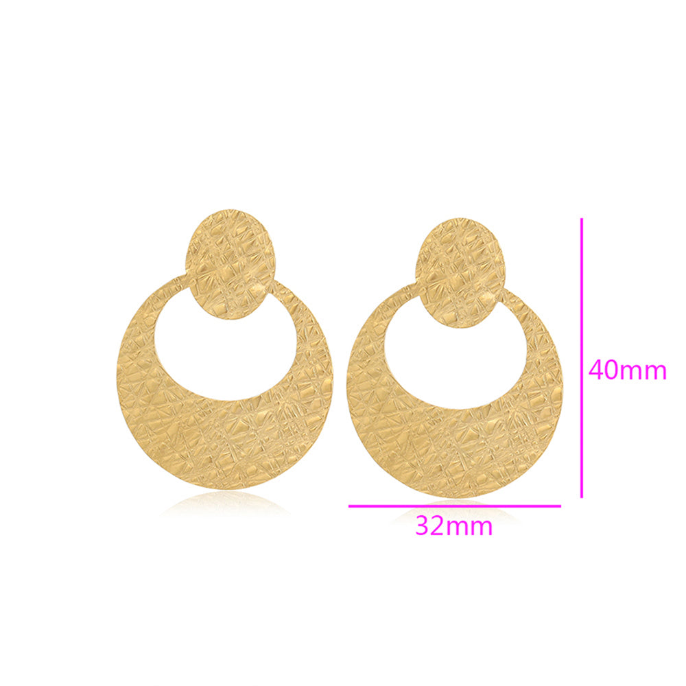 Cercei din Aliaj Placat cu Aur