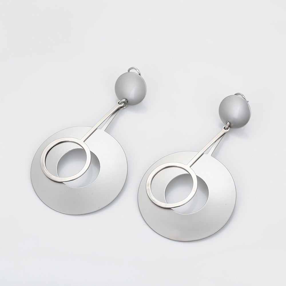 Set din Aliaj Placat cu Aur ( Cercei+Pandantiv )