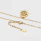 Set din Aliaj Placat cu Aur cu Cristal Roșu Emporia® și Cristal Albastru Emporia® ( Colier+Cercei+Brățară+Pandantiv )
