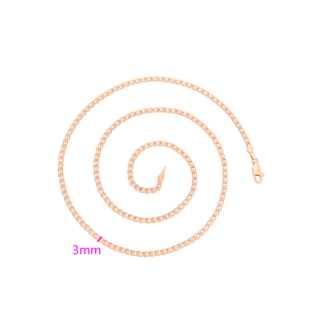 Colier din Aliaj Placat cu Aur 3 