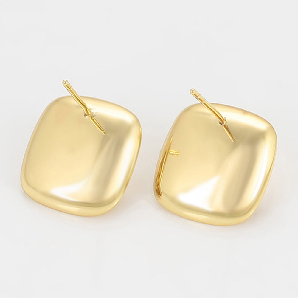 Cercei din Aliaj Placat cu Aur cu Perlă de cristal și Cristal Alb Emporia®