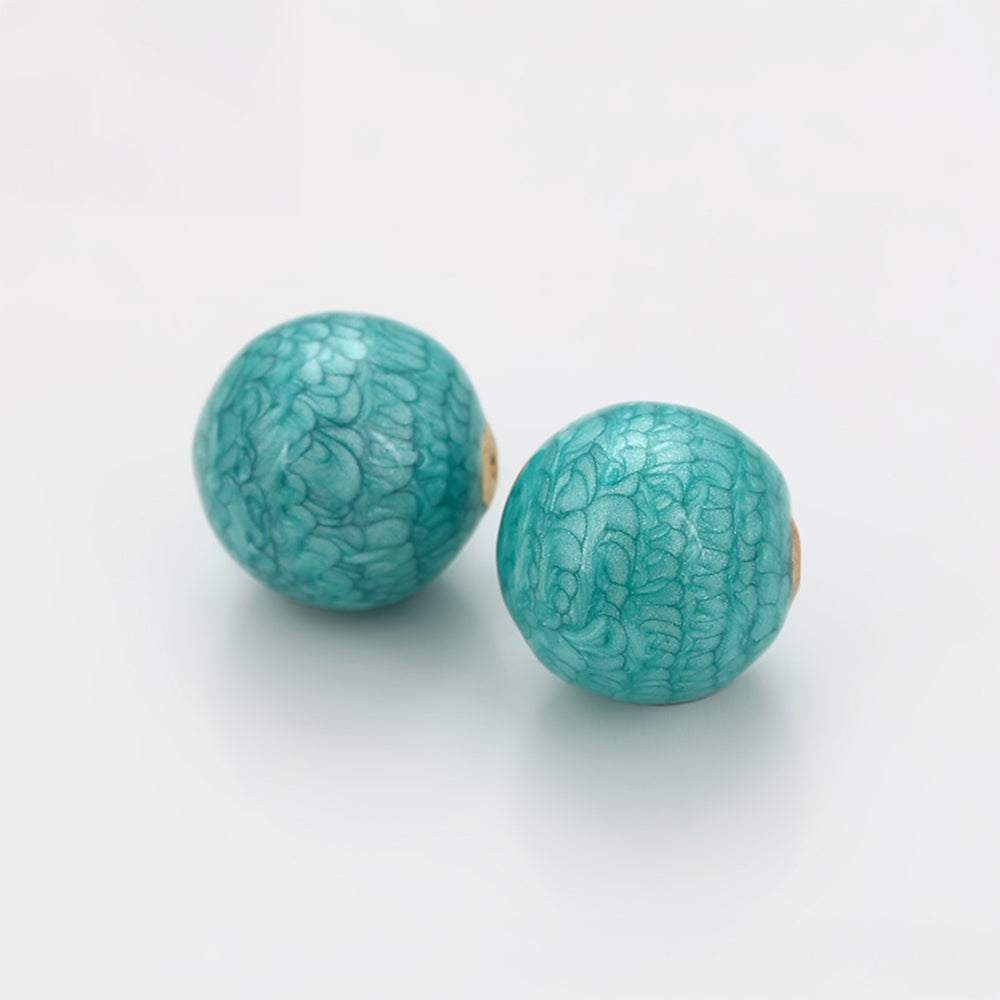 Talisman din Aliaj Placat cu Aur cu Cristal Verde Emporia® 6 