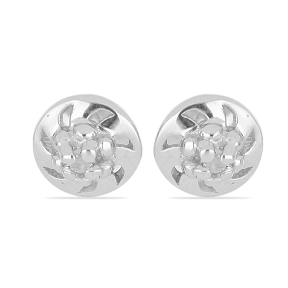Cercei din Argint 925 ( 0.68 grame ) cu Diamant 0.01 Carate