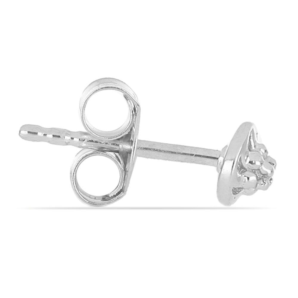Cercei din Argint 925 ( 0.68 grame ) cu Diamant 0.01 Carate