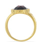 Inel din Argint 925 Placat cu Aur ( 3.07 grame ) cu Granat Barton 5.29 Carate