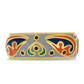 Inel din Argint 925 Placat cu Aur ( 5.21 grame ) cu Email