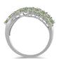 Inel din Argint 925 ( 5.42 grame ) cu Peridot Changbai 3.27 Carate