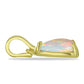Pandantiv din Argint 925 Placat cu Aur ( 0.51 grame ) cu Opal Welo 0.56 Carate