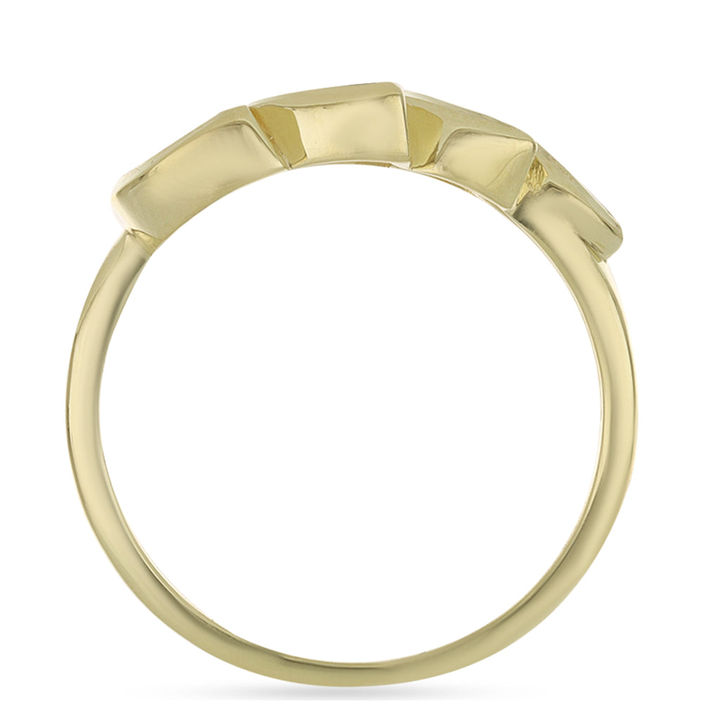 Inel din Argint 925 Placat cu Aur ( 3.32 grame ) cu Safir Rosebery Curcubeu 1.33 Carate