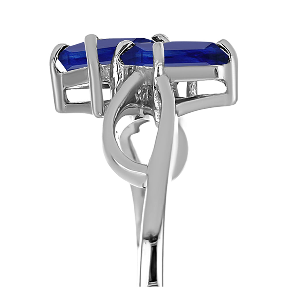 Inel din Argint 925 ( 2.28 grame ) cu Safir Albastru Australian 1.62 Carate