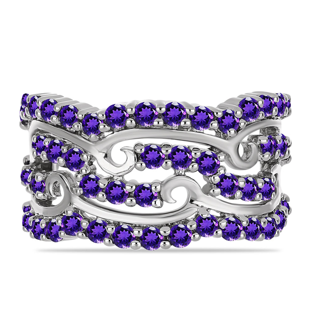 Inel din Argint 925 ( 5.87 grame ) cu Ametist Marocan 1.38 Carate