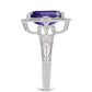Inel din Argint 925 ( 2.94 grame ) cu Ametist Marocan 5.19 Carate