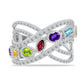 Inel din Argint 925 ( 6.73 grame ) cu Ametist Marocan și Peridot Changbai 1.98 Carate
