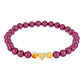 Set din Argint 925 Placat cu Aur ( 1.08 grame ) cu Perlă de cultură Violet și Citrin Ural 187.86 Carate ( Brățară )