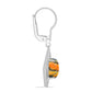 Cercei din Argint 925 ( 2.61 grame ) cu Jasp Bumble Bee 3.89 Carate