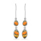 Cercei din Argint 925 ( 3.39 grame ) cu Jasp Bumble Bee 2.92 Carate