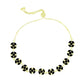 Brățară din Argint 925 Placat cu Aur ( 8.36 grame ) cu Spinel Negru 6.04 Carate