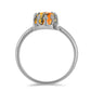 Inel din Argint 925 ( 2.54 grame ) cu Jasp Bumble Bee 2.49 Carate