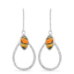 Cercei din Argint 925 ( 5.72 grame ) cu Jasp Bumble Bee 2 Carate