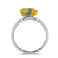 Inel din Argint 925 ( 2.35 grame ) cu Jasp Bumble Bee 3.43 Carate