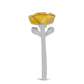 Inel din Argint 925 ( 2.35 grame ) cu Jasp Bumble Bee 3.43 Carate