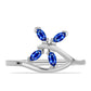 Inel din Argint 925 ( 2.15 grame ) cu Safir Albastru Australian 0.46 Carate
