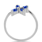 Inel din Argint 925 ( 2.15 grame ) cu Safir Albastru Australian 0.46 Carate