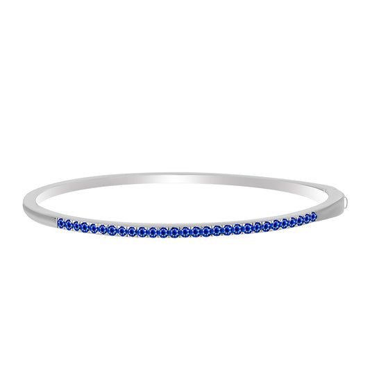 Brățară din Argint 925 ( 14.71 grame ) cu Safir Albastru Australian 1.63 Carate