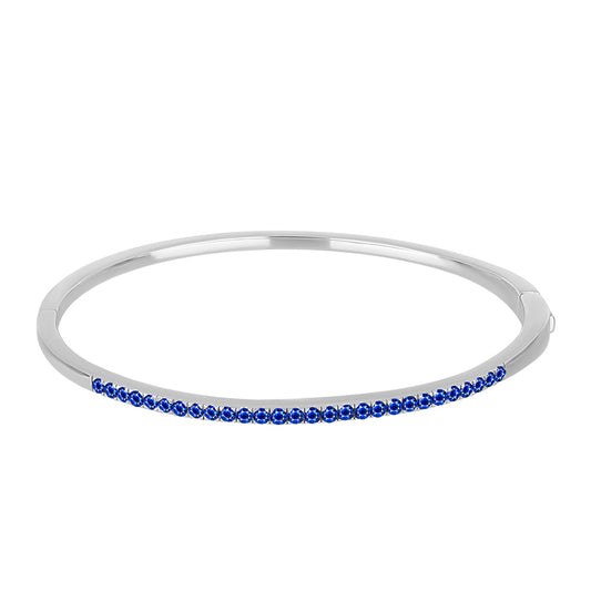 Brățară din Argint 925 ( 14.71 grame ) cu Safir Albastru Australian 1.63 Carate