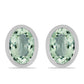 Cercei din Argint 925 ( 1.77 grame ) cu Ametist Verde 2.2 Carate
