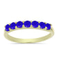 Inel din Argint 925 Placat cu Aur ( 1.94 grame ) cu Agat Albastru 0.77 Carate