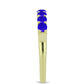 Inel din Argint 925 Placat cu Aur ( 1.94 grame ) cu Agat Albastru 0.77 Carate