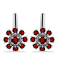 Cercei din Argint 925 ( 3.12 grame ) cu Granat Barton 1.04 Carate