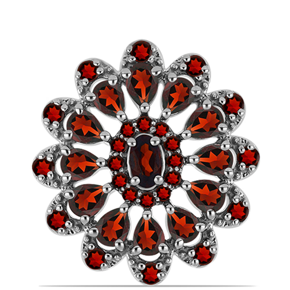 Broşă din Argint 925 ( 4.22 grame ) cu Granat Barton 3.43 Carate 1 