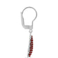 Cercei din Argint 925 ( 2.33 grame ) cu Granat Barton 0.63 Carate