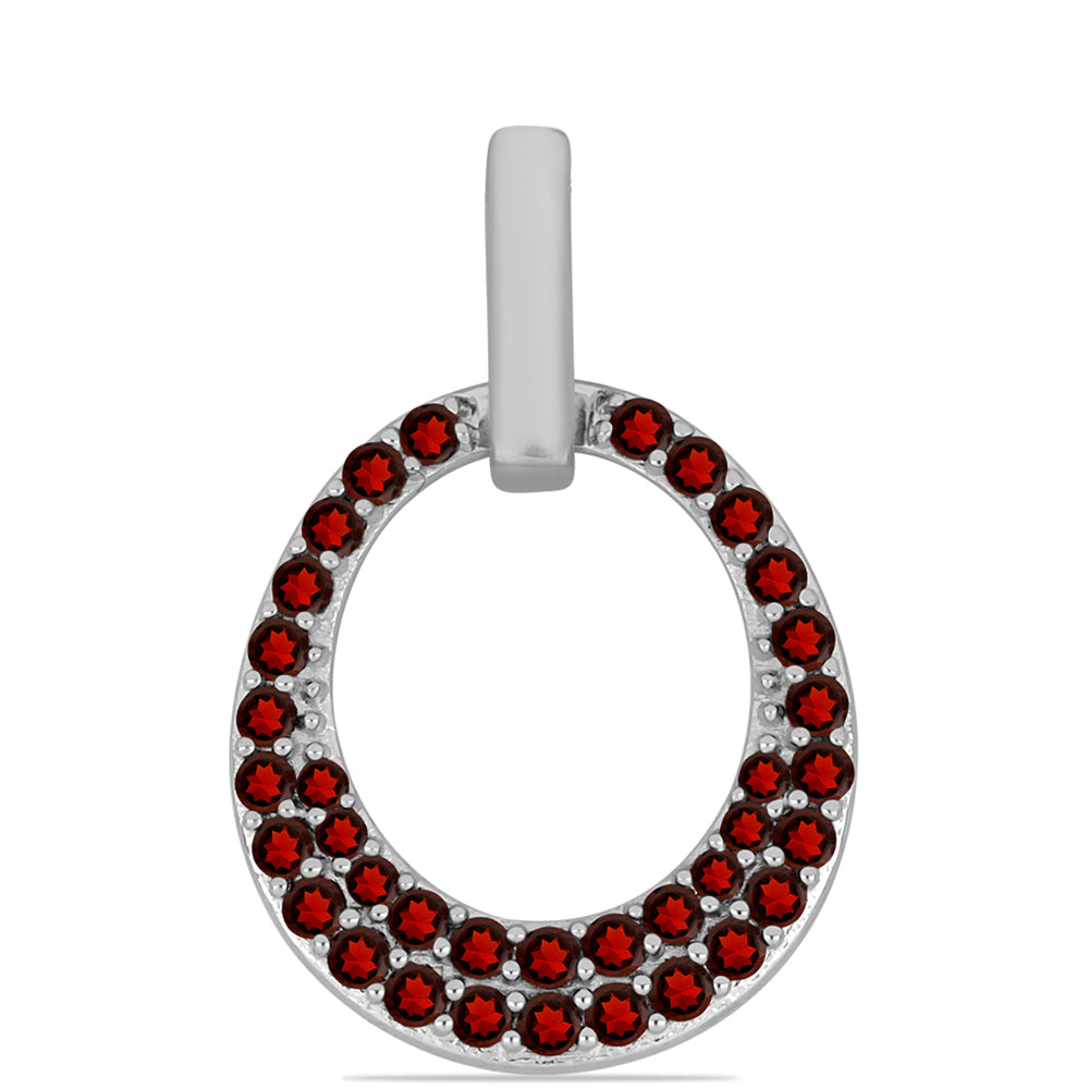 Pandantiv din Argint 925 ( 1.44 grame ) cu Granat Barton 0.62 Carate 1 