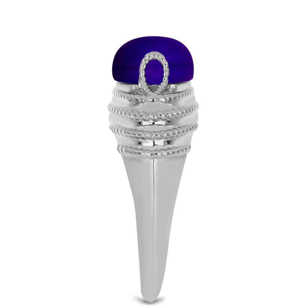 Inel din Argint 925 ( 4.11 grame ) cu Jad Violet 2.86 Carate 4 