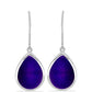Cercei din Argint 925 ( 3.22 grame ) cu Jad Violet 10.93 Carate