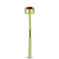Inel din Argint 925 Placat cu Aur ( 1.34 grame ) cu Diamant Roșu 0.34 Carate