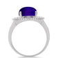 Inel din Argint 925 ( 4.68 grame ) cu Jad Violet 5.76 Carate