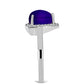 Inel din Argint 925 ( 3.14 grame ) cu Jad Violet și Topaz Alb 4.12 Carate